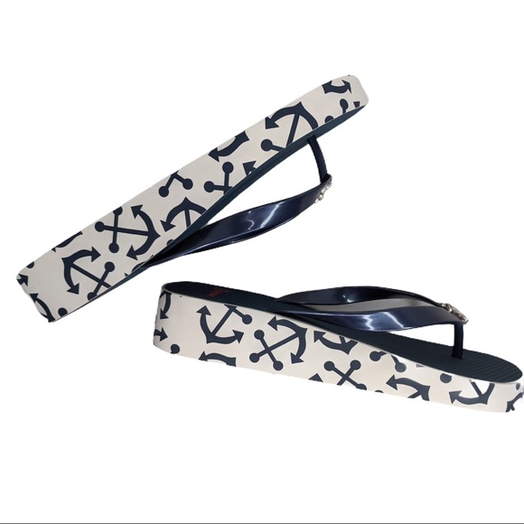 NWT Brighton Ahoy Anchor Thong Sandals - Picture 7 of 8